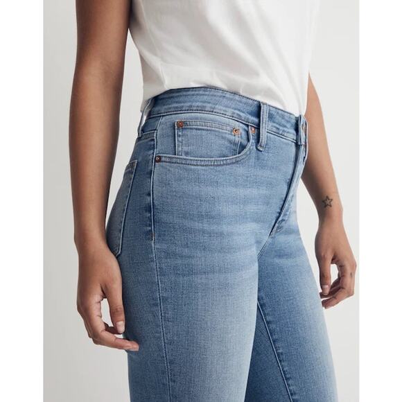 NWT Madewell Mid-Rise Kick Out Jeans Size 14W NJ426 – Bootcut Denim - Picture 7 of 15
